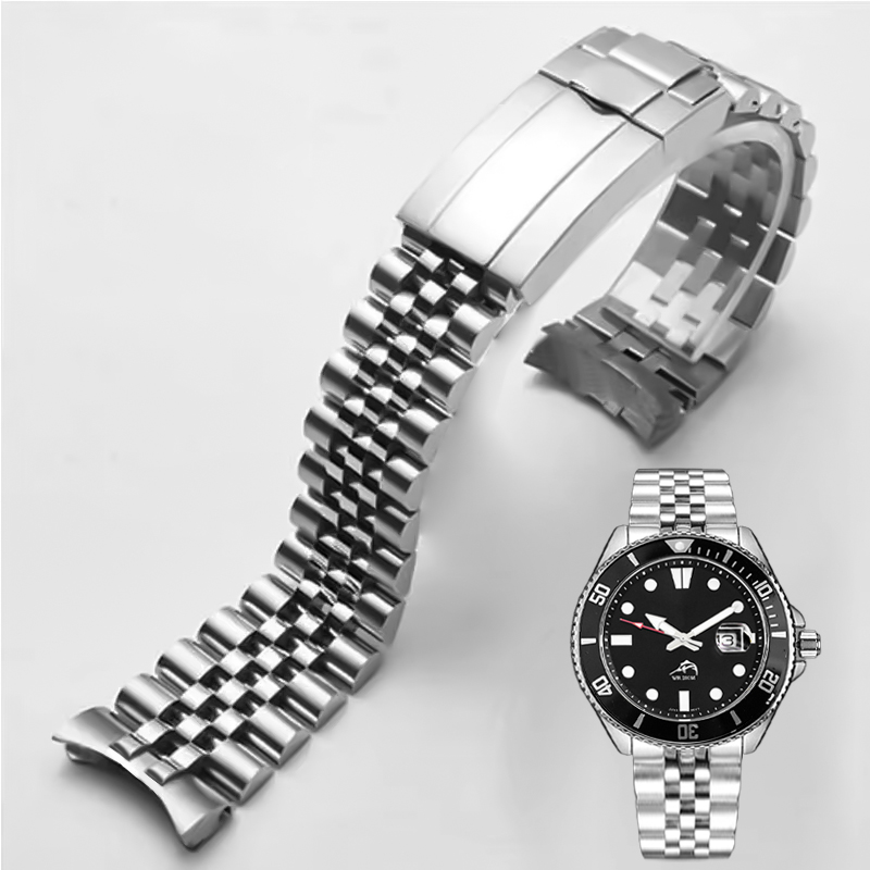 Jared Jewelry Watches - 22mm 316l aço prata jubileu relógio
