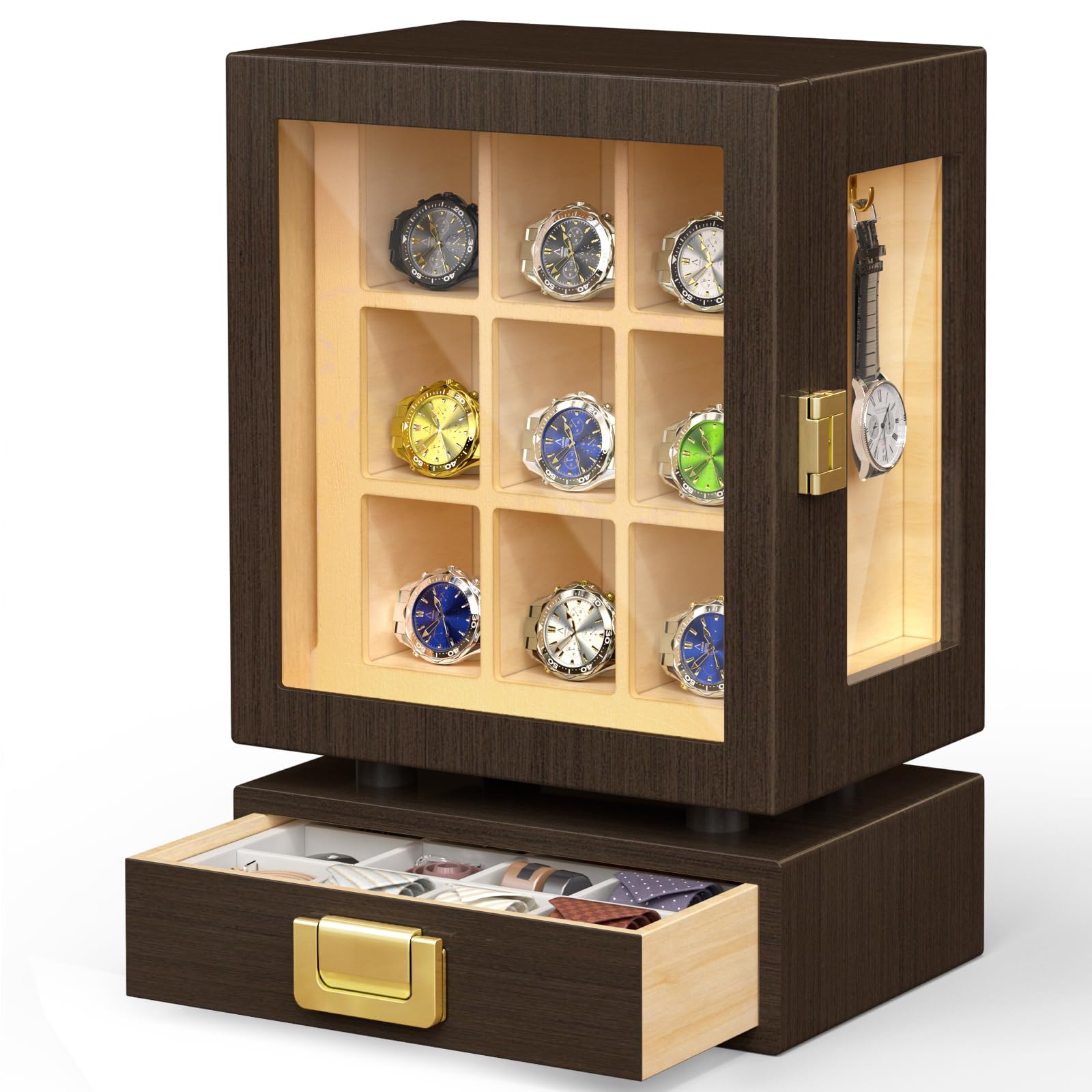Watches & Jewelry Repair Center New York - Caixa de Armazenamento de Relógios Retangular