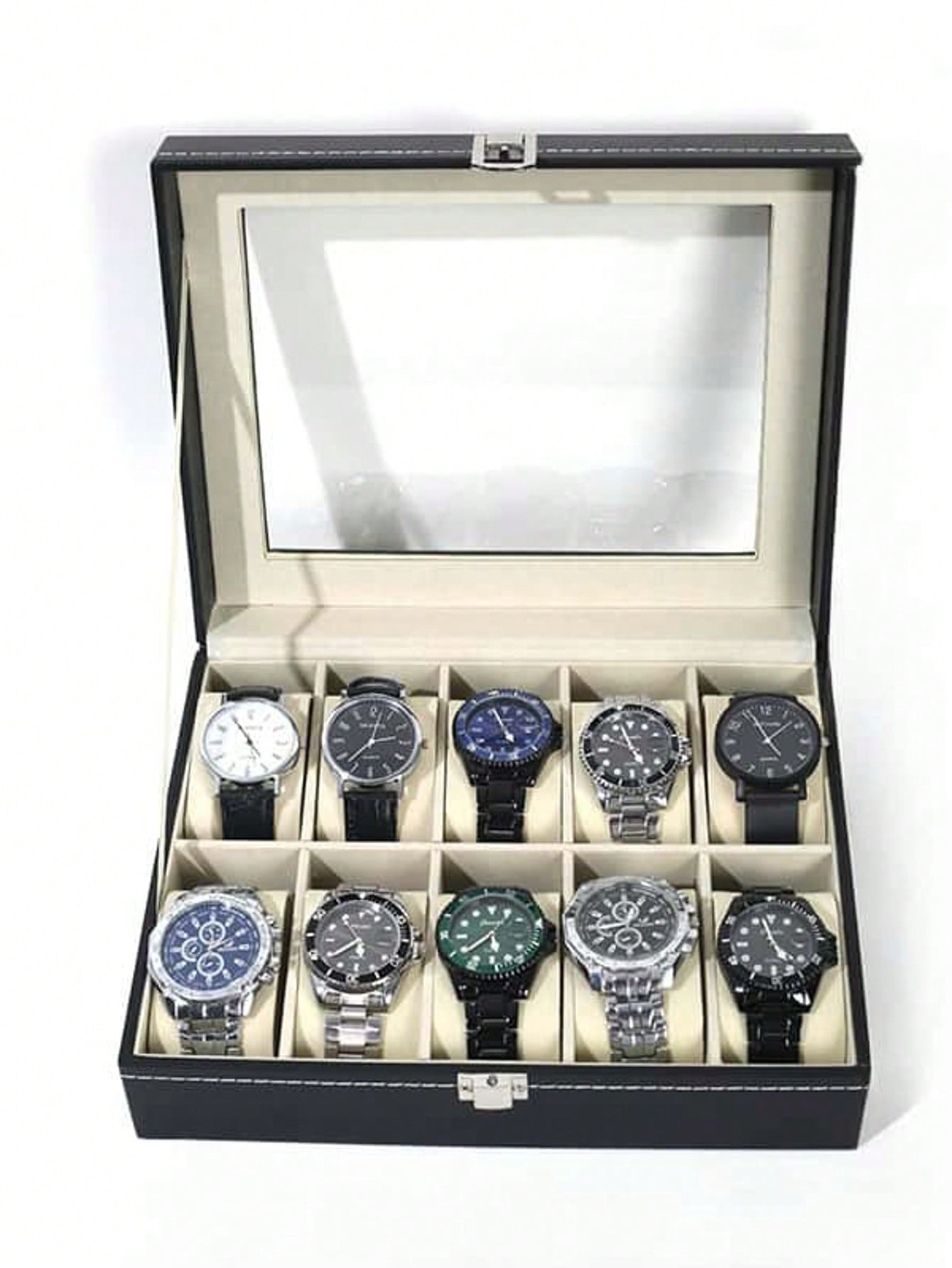 Jewelry Watches Women - Caixa de Relógio de Couro com
