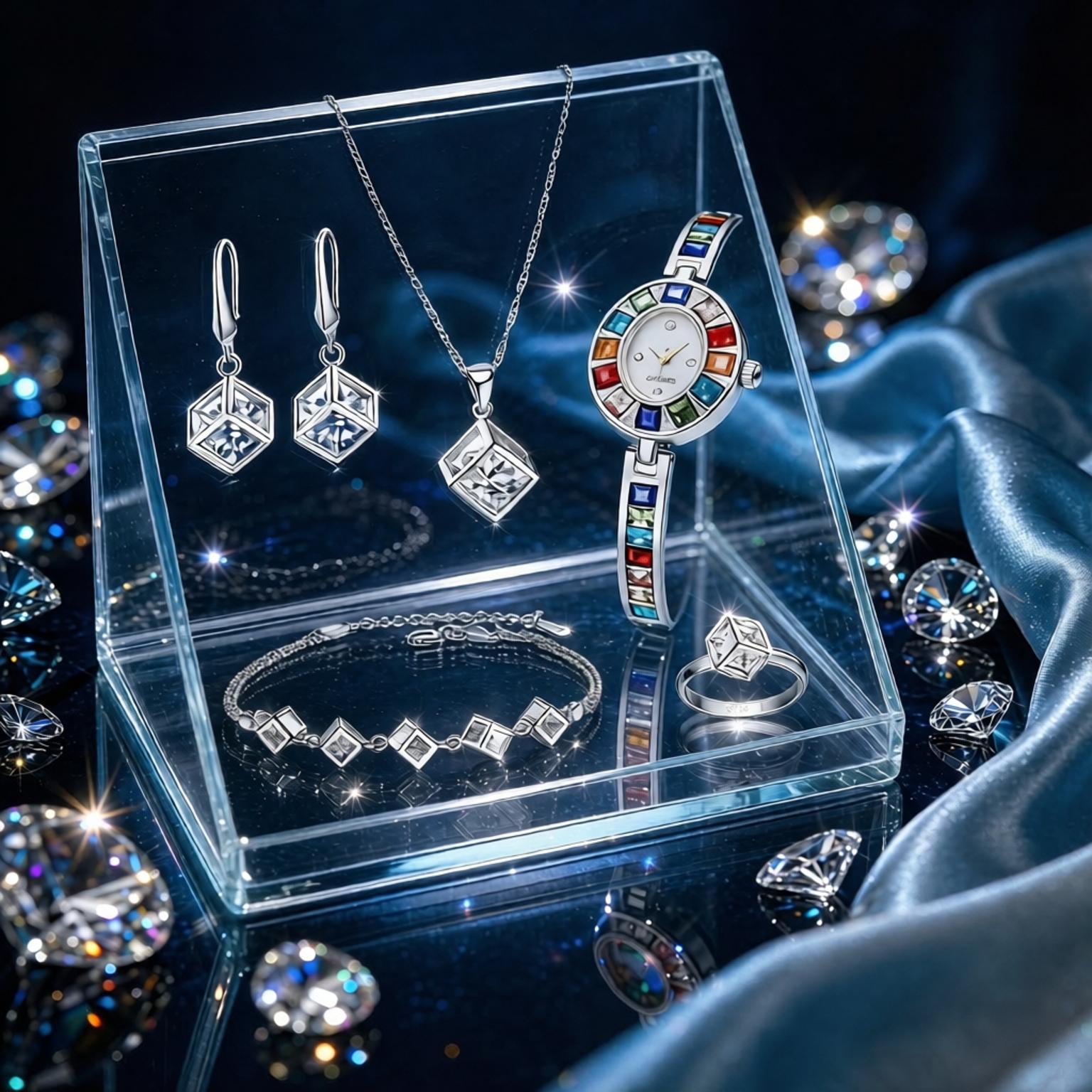 Best Jewelry Watches Women - Conjunto de Joias de Luxo em