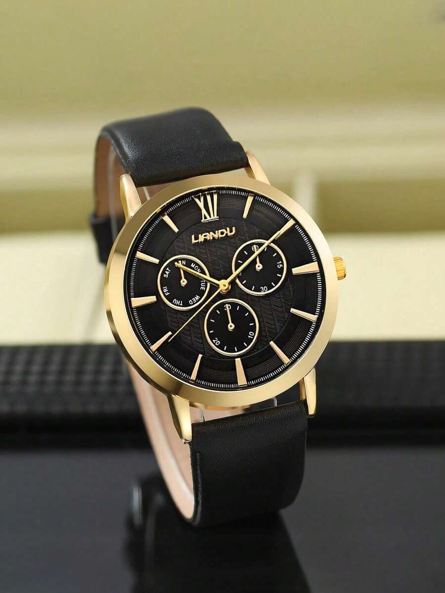 Jewelry With Watches - Conjunto de relógio masculino casual de