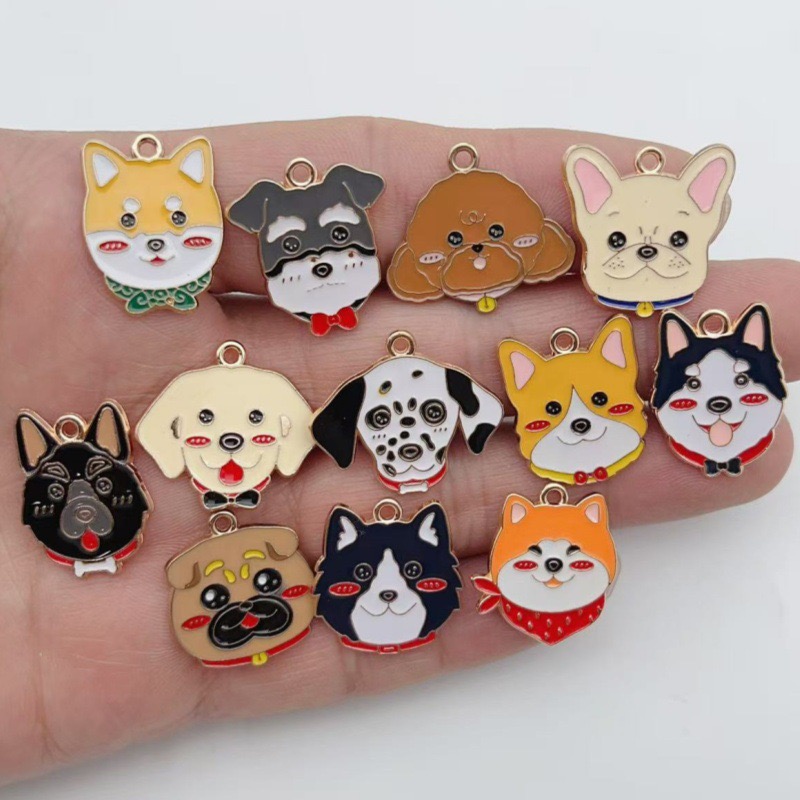 Drop Earrings - 12 peças de pingente de liga