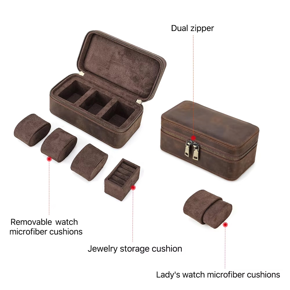 Caixa Organizadora de Relógios - Jewelry Watches Women avaliação e preço
