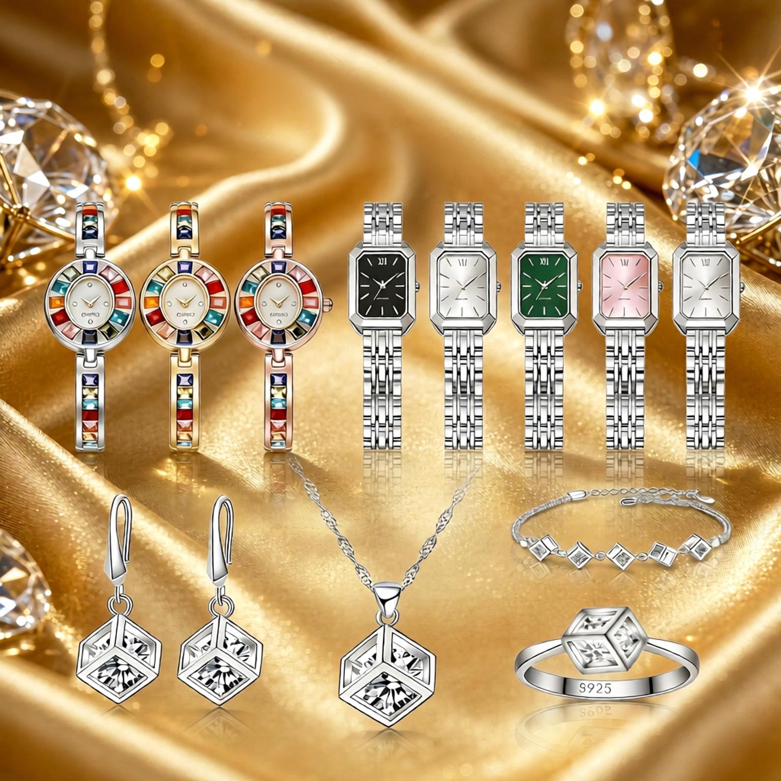 Conjunto Exquisito de Colar, B - Best Jewelry Watches Women avaliação e preço