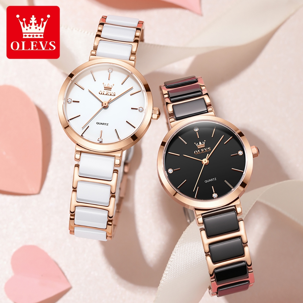 Olevs relógio feminino 5877 lu - Jewelry With Watches avaliação e preço