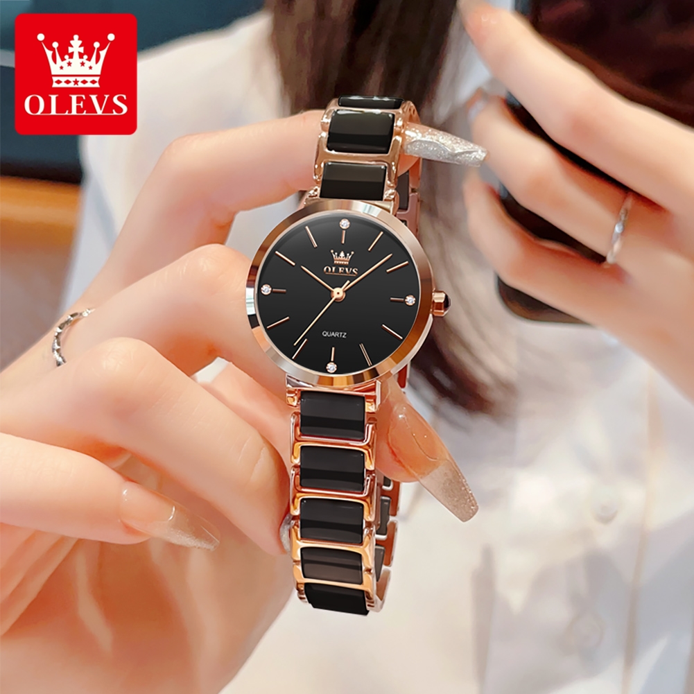 Olevs relógio feminino 5877 lu - Jewelry With Watches avaliação e preço