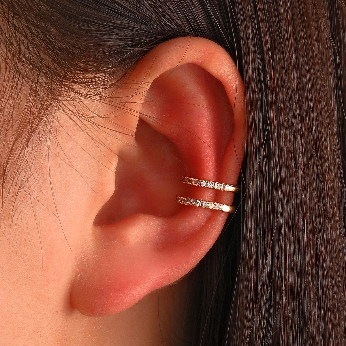Brincos de Clipe de Cristal Co - Ear Cuff No Piercing avaliação e preço