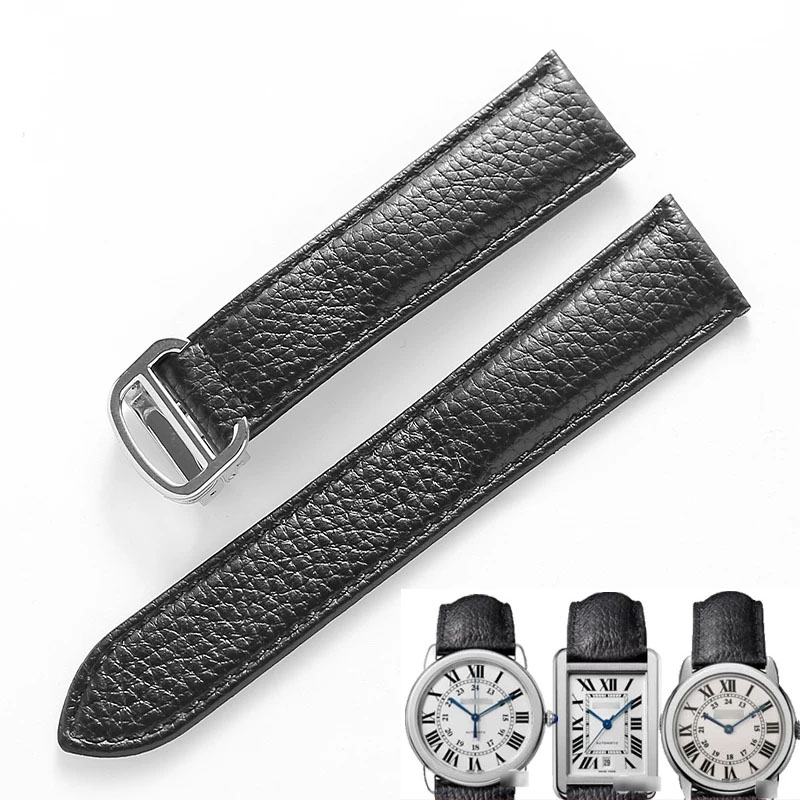 Pulseira de Couro Genuíno para - Cartier Watch Tank avaliação e preço