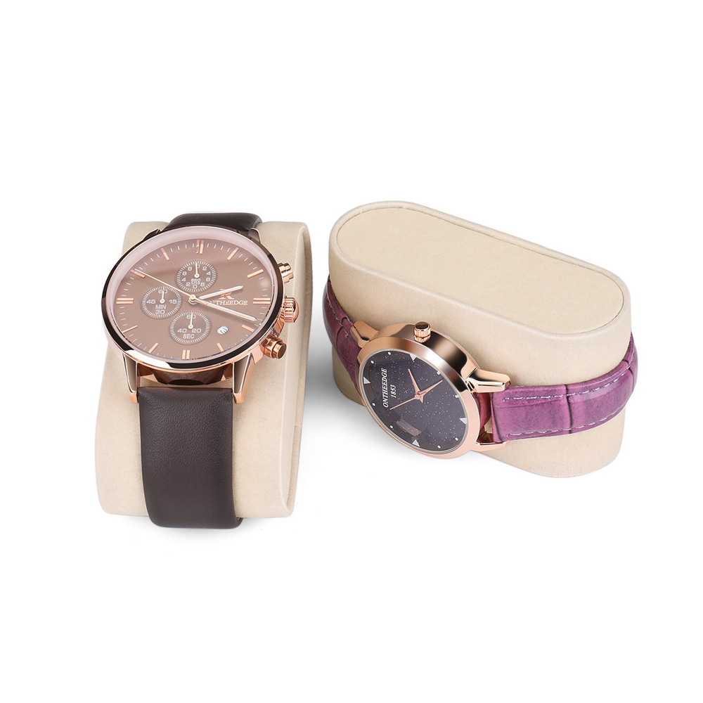 Estojo de couro PU com travess - Best Jewelry Watches Women avaliação e preço