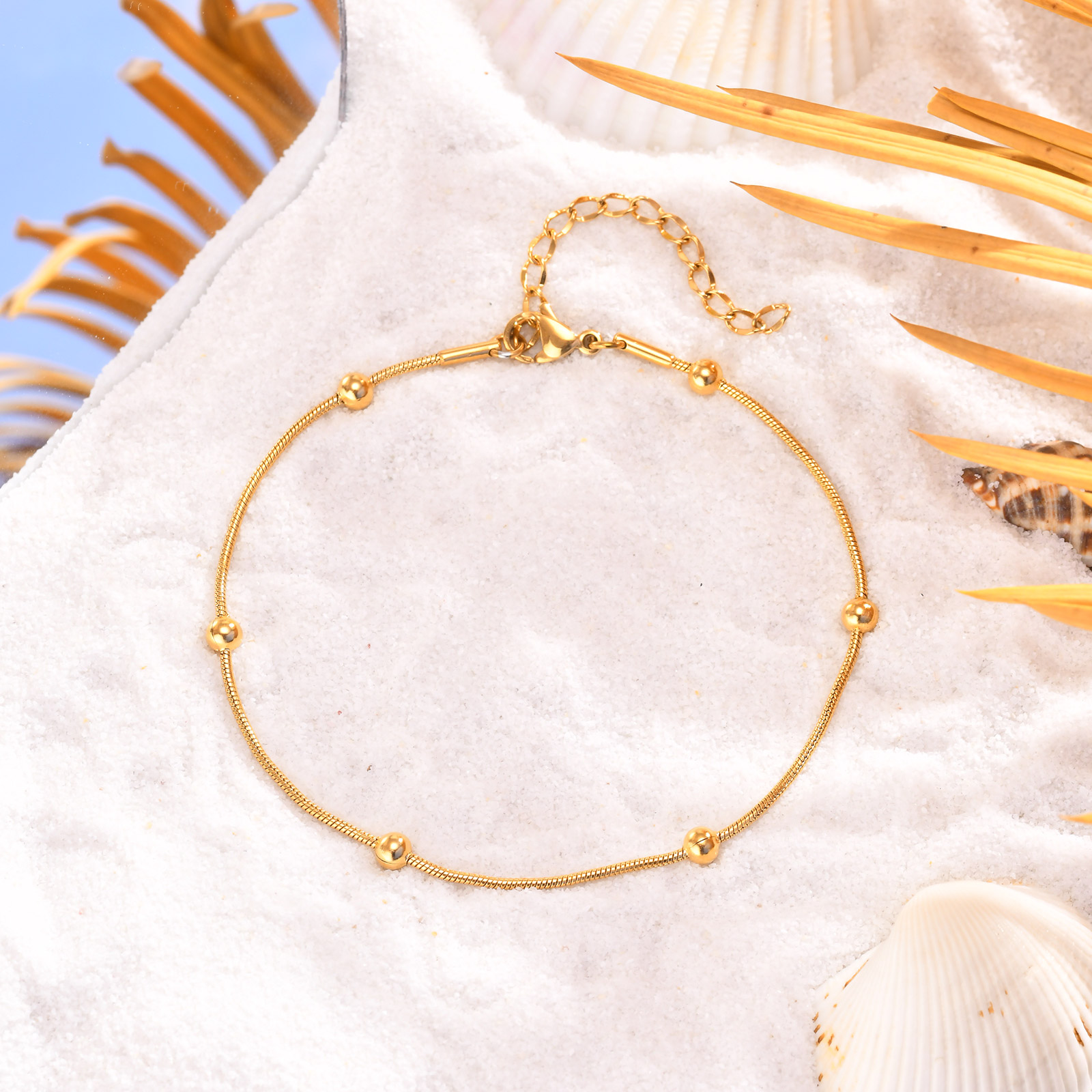 Tornozeleira de aço inoxidável - Jc Jewelry & Watches avaliação e preço