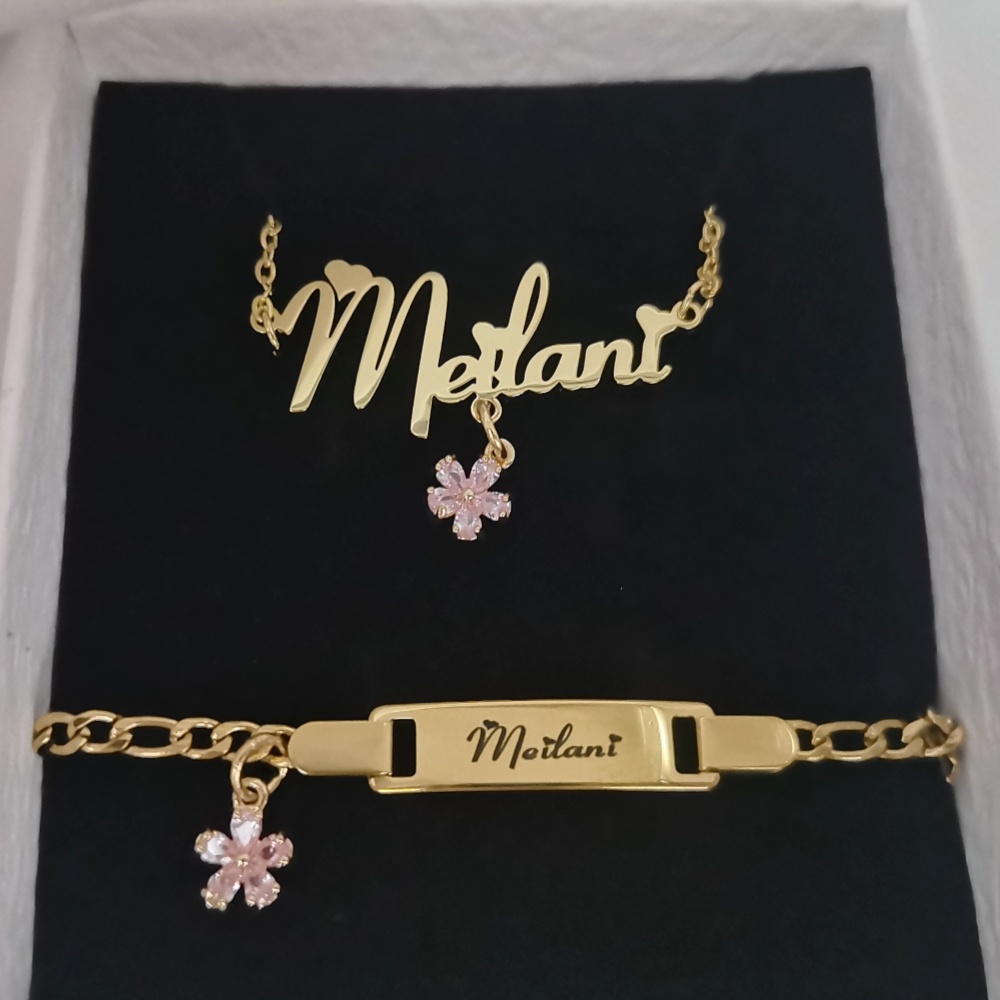 LeeChee-Zircon Pequeno Colar d - Engraved Name Necklace avaliação e preço