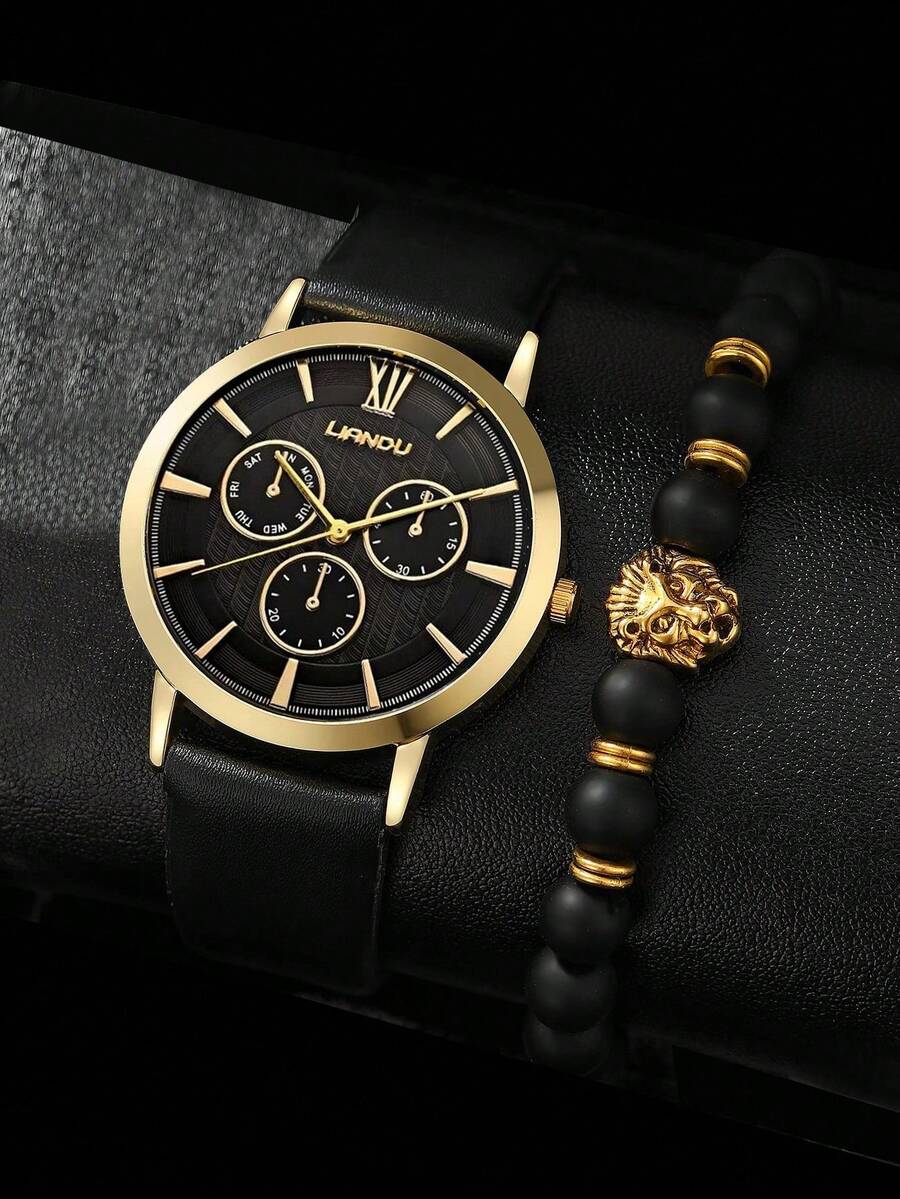 Conjunto de relógio masculino  - Jewelry With Watches avaliação e preço