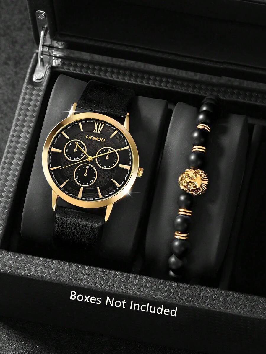 Conjunto de relógio masculino  - Jewelry With Watches avaliação e preço