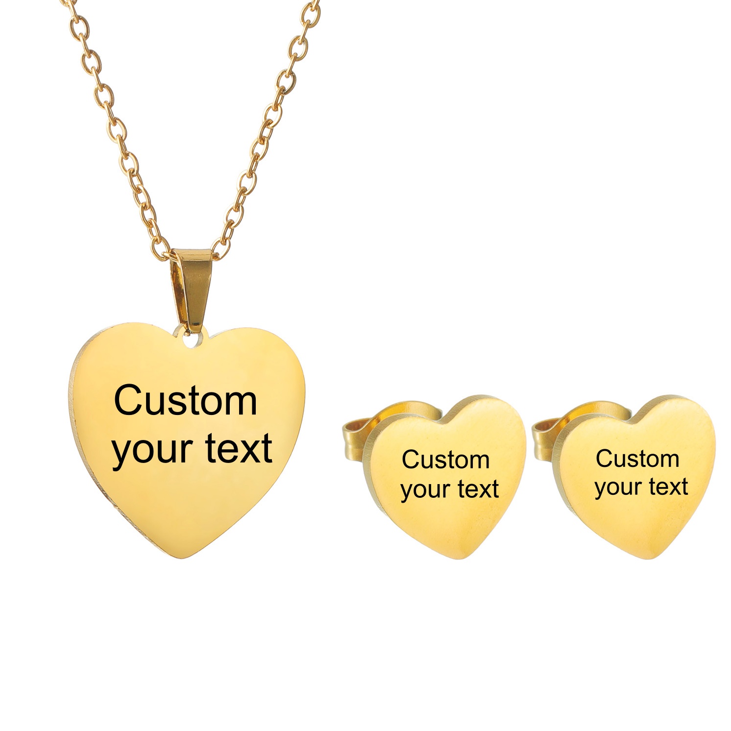 Conjunto de Joias Personalizad - Engraved Name Necklace avaliação e preço