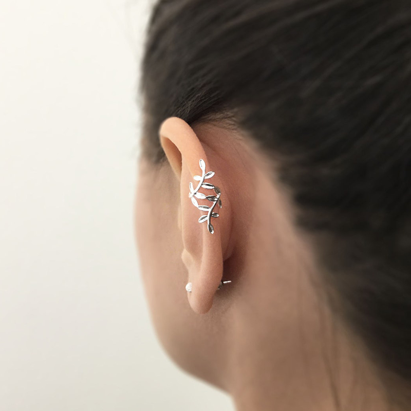 1 peça banhado a ouro 24k vint - Ear Cuff No Piercing avaliação e preço