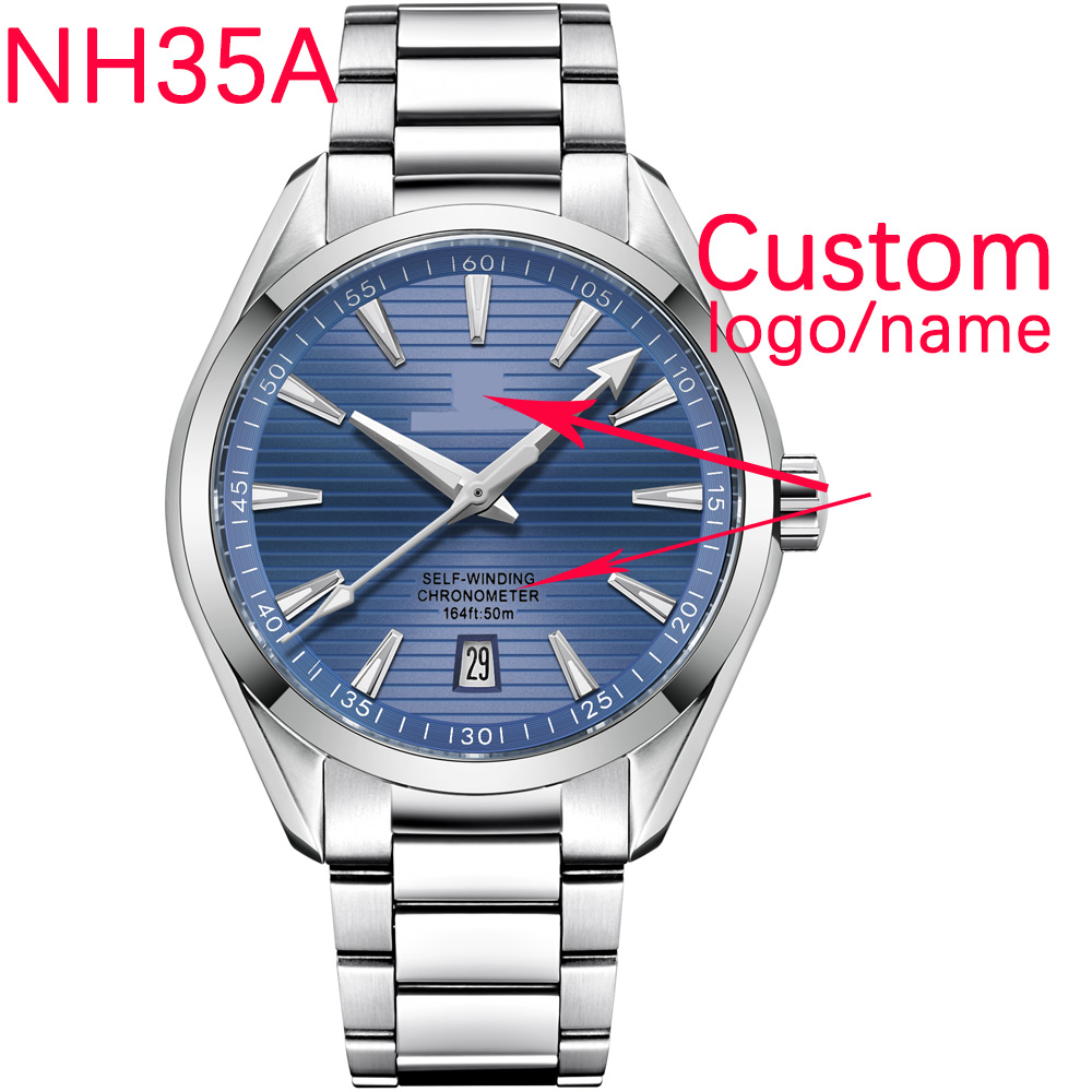 Luxo nh35 movt logotipo person - Jewelry For Watches avaliação e preço