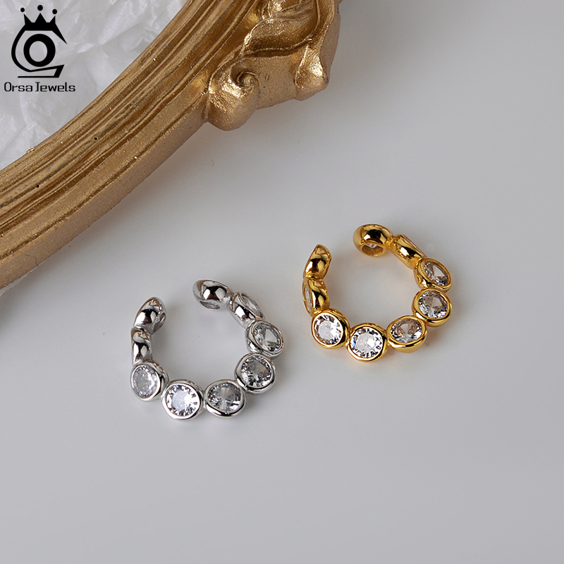 Orsa jóias soild 925 prata est - Ear Cuff No Piercing avaliação e preço