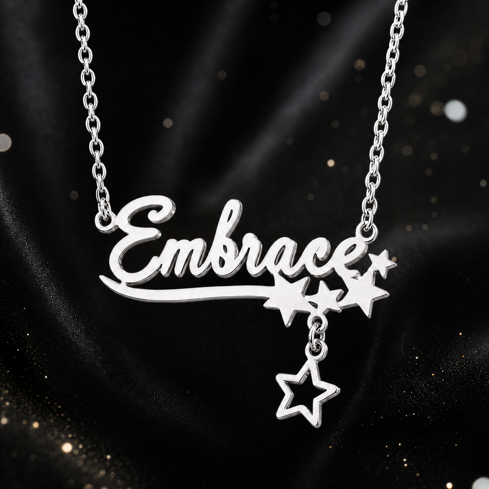 Colar com nome de borboleta pe - Engraved Name Necklace avaliação e preço